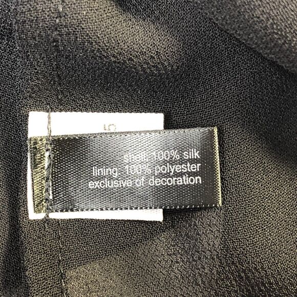 Y2K THE LIMITED Silk Chiffon Skirt Brown Floral Lined Flared Flowy Pleated Sz 0 - Picture 6 of 9